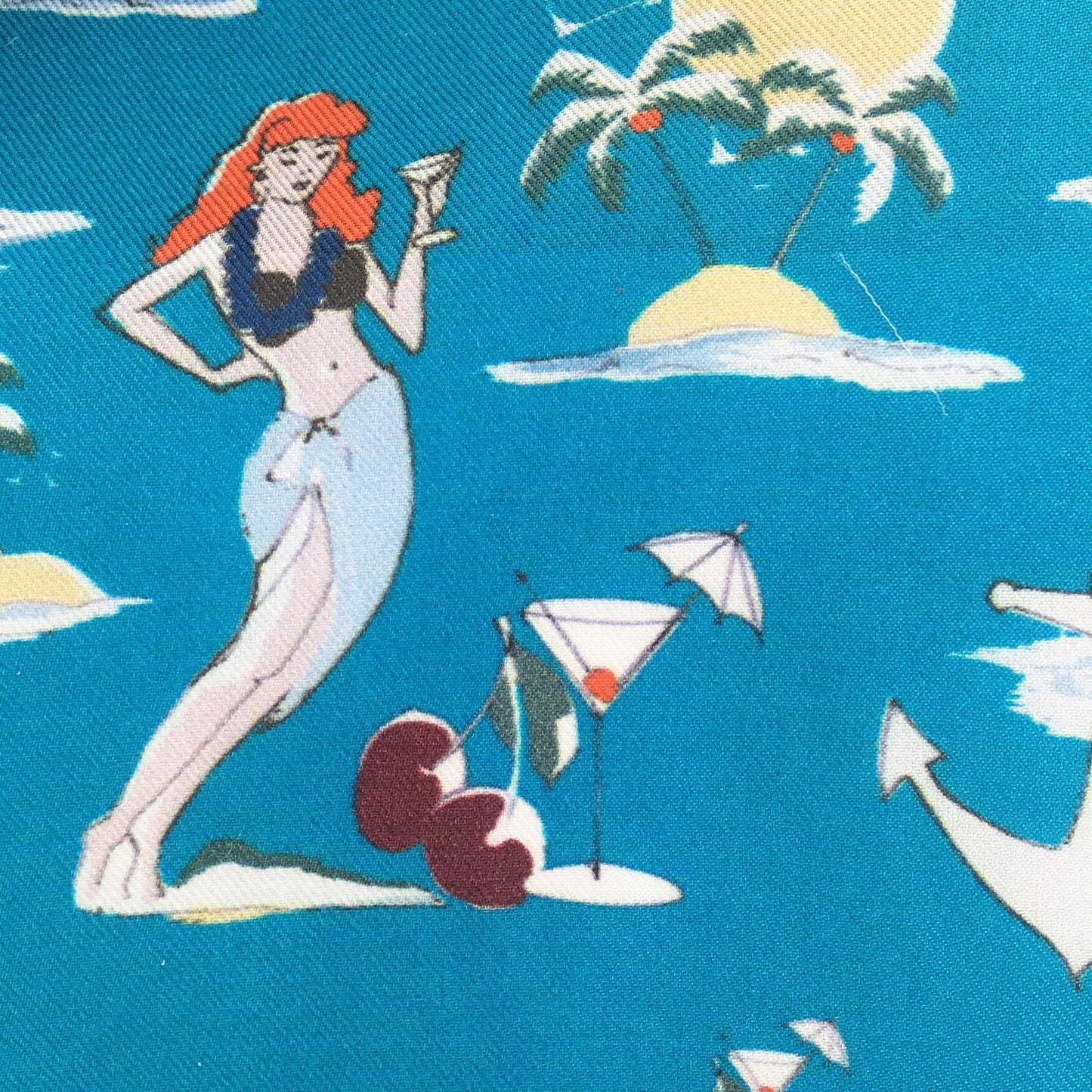 "SAIL AWAY" DIGITAL PRINT POCKET SQUARE