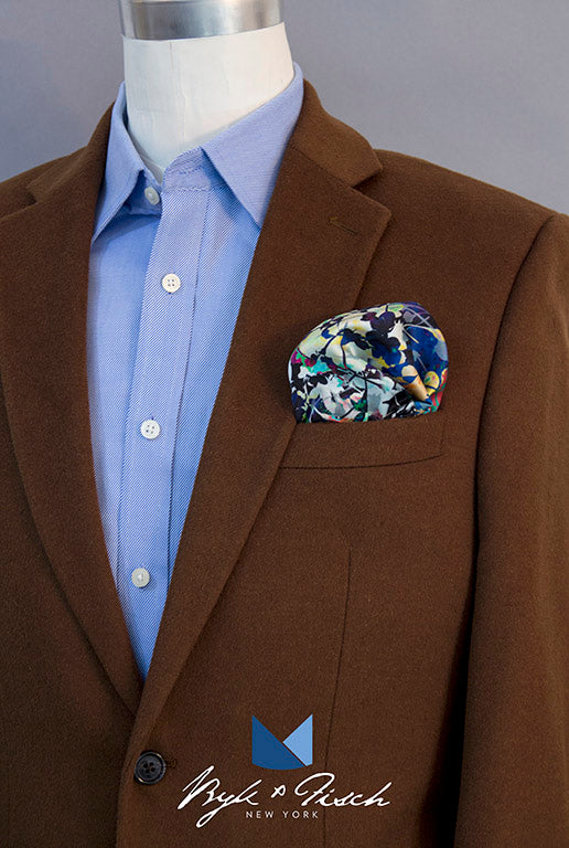"THE JACKSON" SILK SATIN POCKET SQUARE
