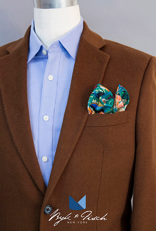 "SHANGHAI DREAMS" DIGITAL PRINT POCKET SQUARE