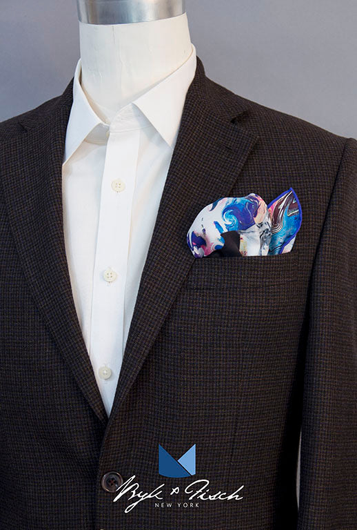 "KALEIDOSCOPE KOWBOY" DIGITAL PRINT POCKET SQUARE