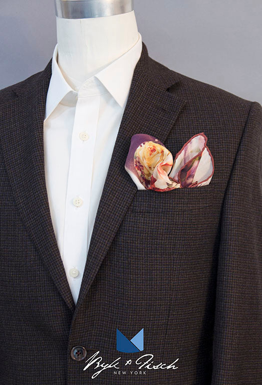"THE BEVERLY" DIGITAL PRINT POCKET SQUARE