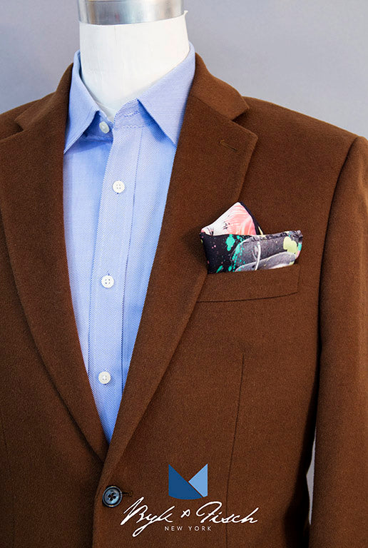 "GRAFFITI BOARDS" DIGITAL PRINT POCKET SQUARE