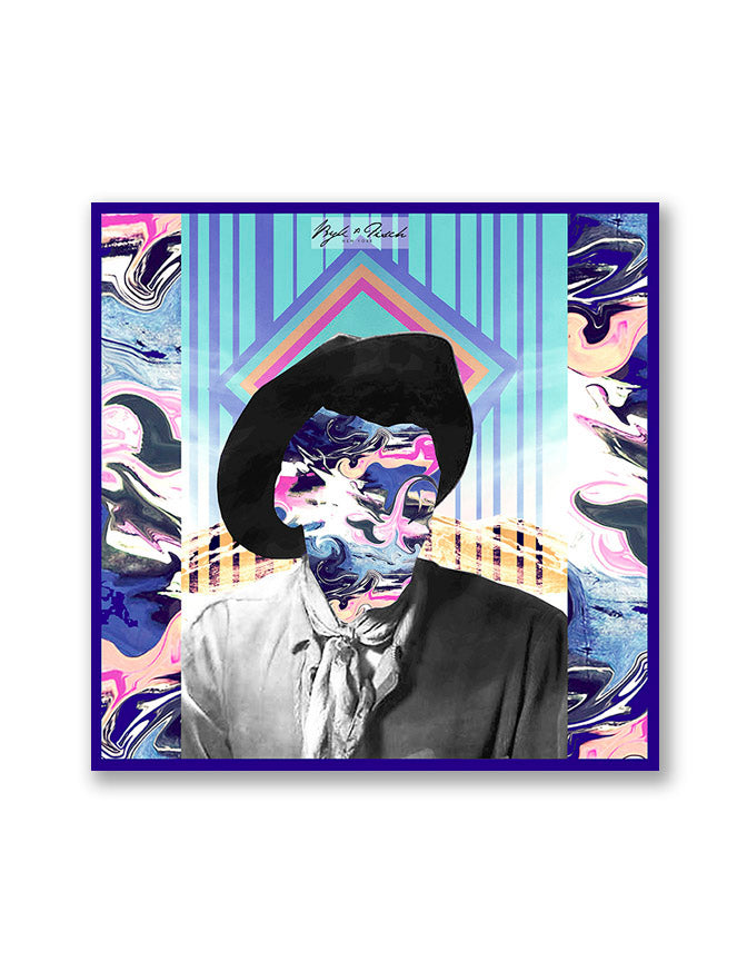 "KALEIDOSCOPE KOWBOY" DIGITAL PRINT POCKET SQUARE